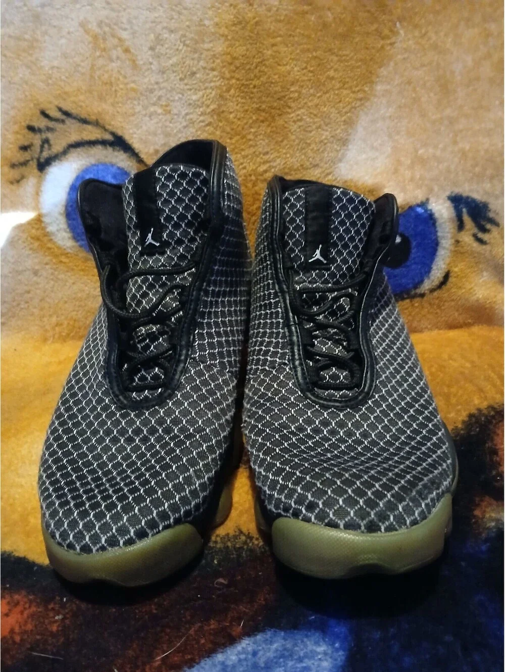 Jordan Future Black and White Basketball Shoes Size 10